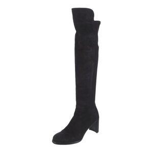 Stuart Weitzman Women's Blue Midland Nice Knee High Riding Heeled‎ Boots Size 6